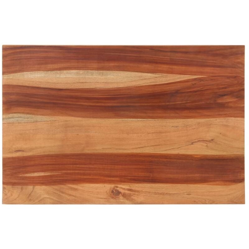 foto del prodotto piano tavolo in legno massello di acacia 15 16 mm 60x90 cm vidaxl