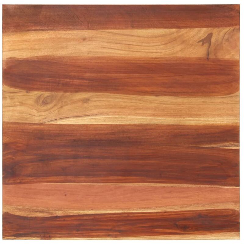 foto del prodotto piano tavolo in legno massello di acacia 15 16 mm 70x70 cm vidaxl