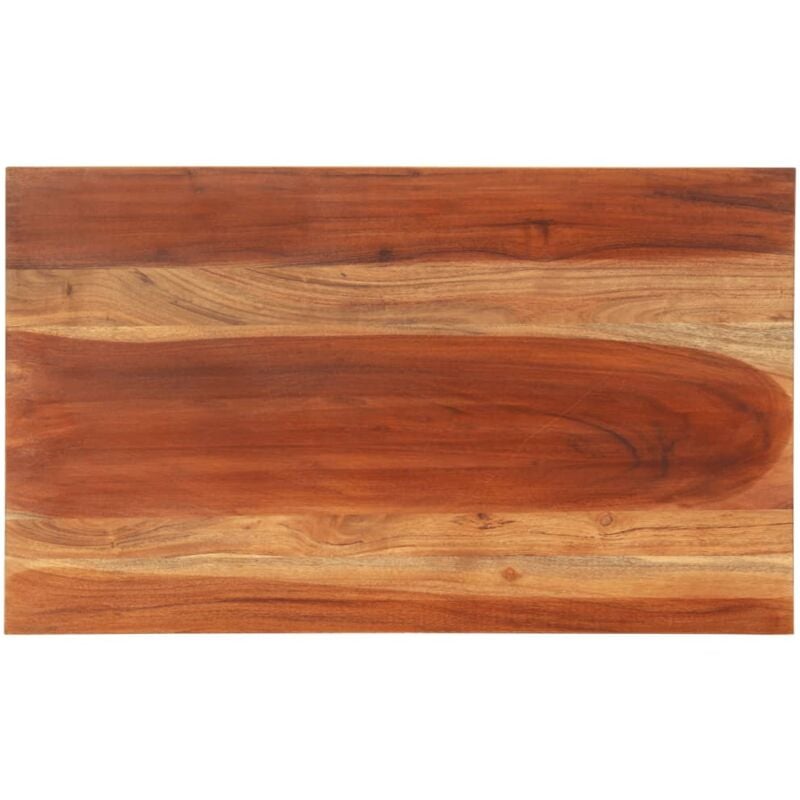 foto del prodotto piano tavolo in legno massello di acacia 25 27 mm 60x100 cm vidaxl