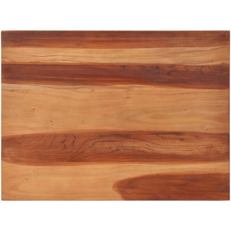 foto del prodotto piano tavolo in legno massello di acacia 25 27 mm 60x80 cm vidaxl