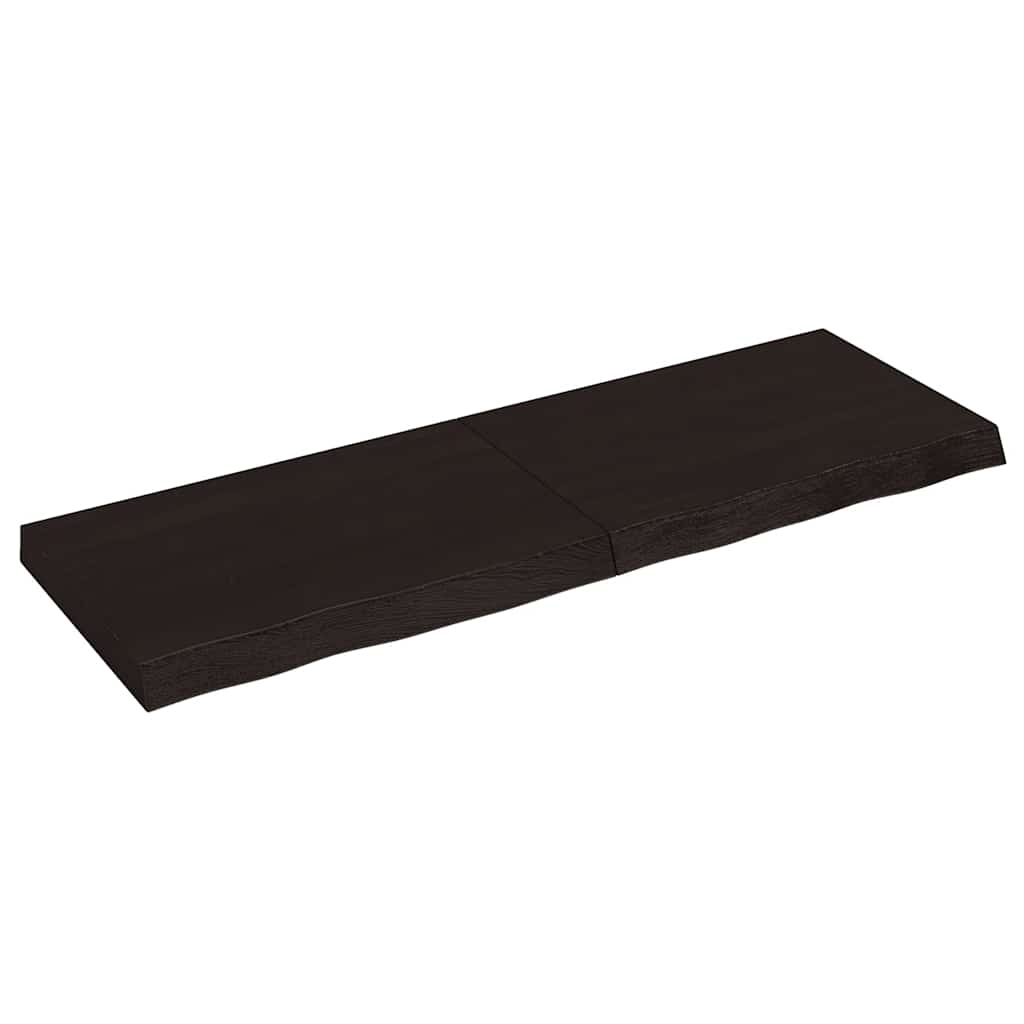 foto del prodotto piano tavolo marrone 120x40x 2 6 cm rovere massello trattatocod mxl 120780