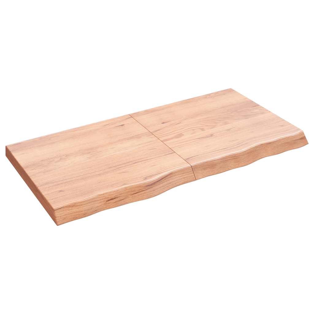 foto del prodotto piano tavolo marrone 120x60x 2 6 cm massello rovere trattatocod mxl 96836