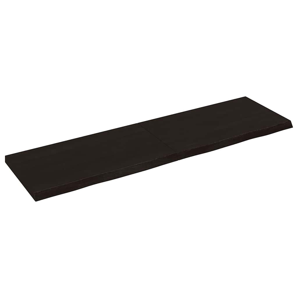foto del prodotto piano tavolo marrone 140x40x 2 4 cm rovere massello trattato vidaxl