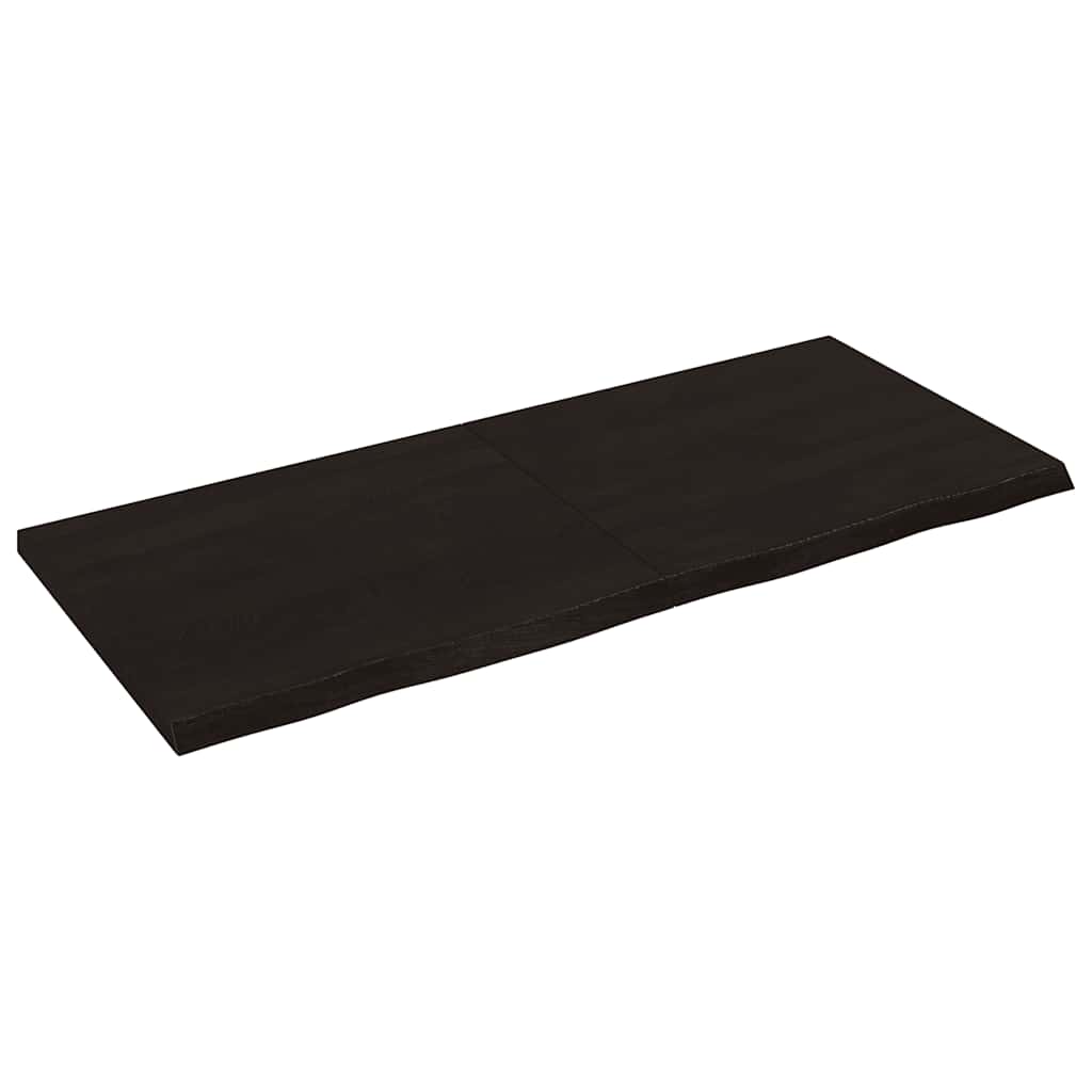 foto del prodotto piano tavolo marrone 140x60x 2 4 cm rovere massello trattatocod mxl 72865