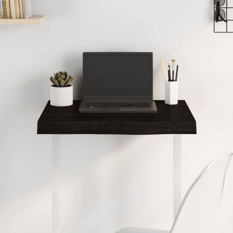 foto del prodotto piano tavolo marrone 60x50x 2 6 cm rovere massello trattato vidaxl