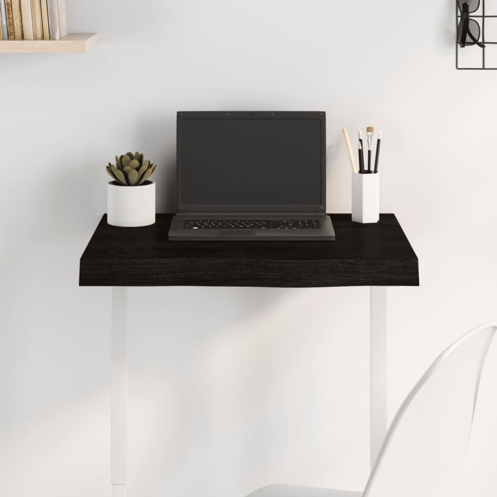 foto del prodotto piano tavolo marrone 60x50x(2-6) cm rovere massello trattatocod mxl 72856