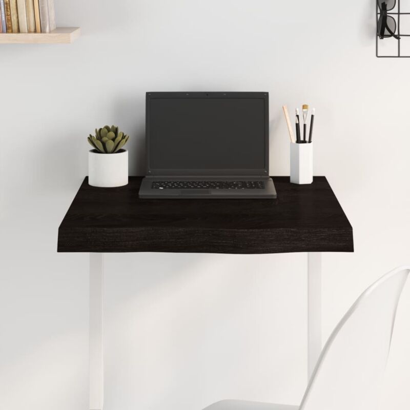 foto del prodotto piano tavolo marrone 60x60x 2 6 cm rovere massello trattato vidaxl