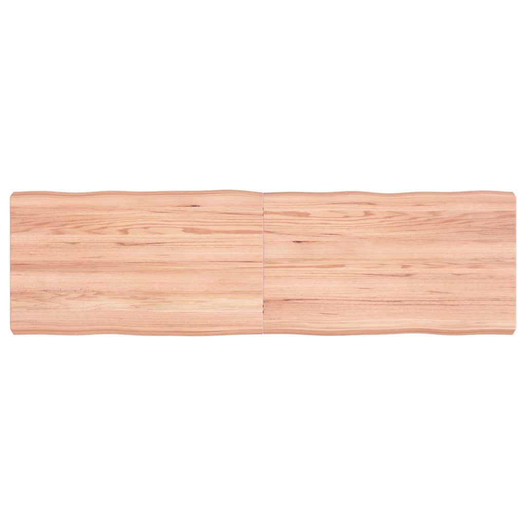 foto del prodotto piano tavolo marrone chiaro 140x40x 2 6 cm rovere non trattatocod mxl 118360