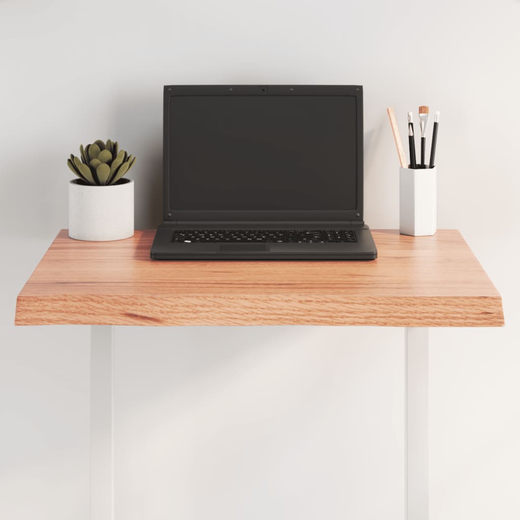 foto del prodotto piano tavolo marrone chiaro 60x60x 2 4 cm rovere non trattato
