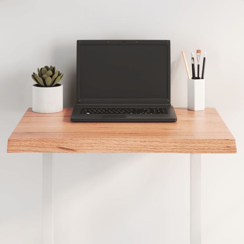 foto del prodotto piano tavolo marrone chiaro 60x60x 2 4 cm rovere non trattato vidaxl
