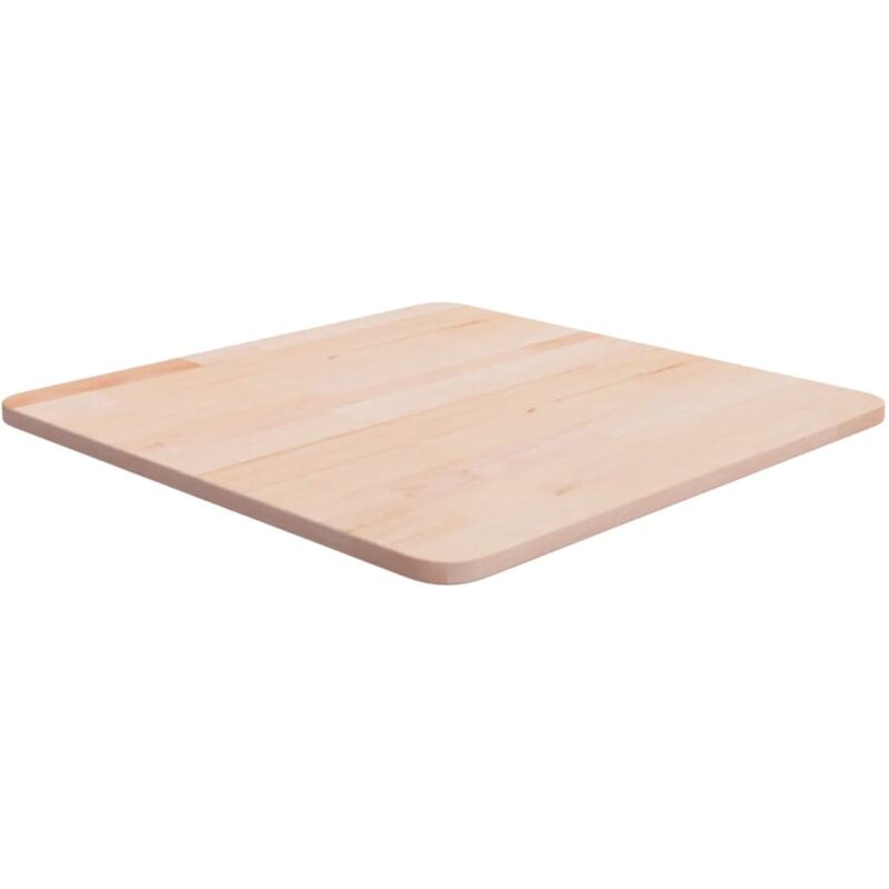 foto del prodotto piano tavolo quadrato 50x50x1,5 cm massello rovere non trattato vidaxl