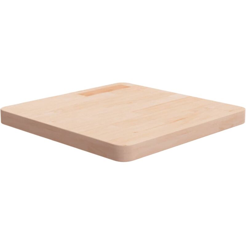 foto del prodotto piano tavolo quadrato 50x50x4 cm massello rovere non trattato vidaxl