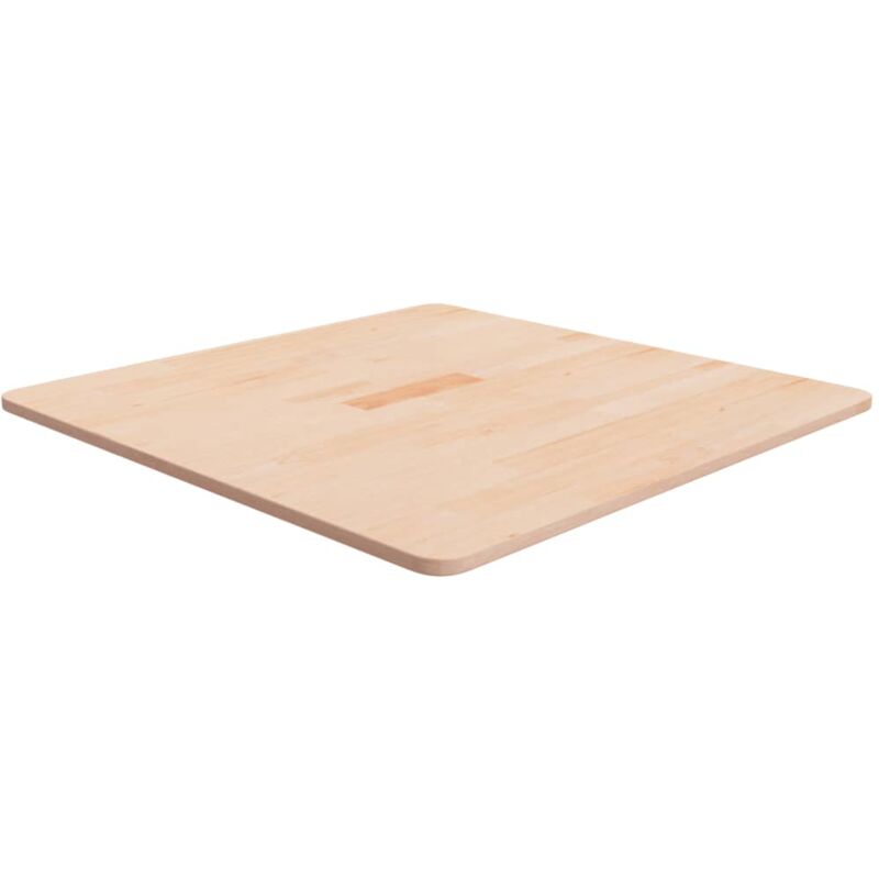 foto del prodotto piano tavolo quadrato 70x70x1,5cm massello rovere non trattato vidaxl