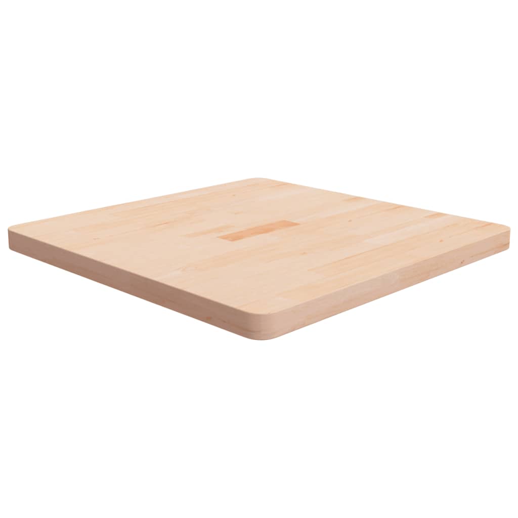 foto del prodotto piano tavolo quadrato 70x70x4 cm massello rovere non trattato
