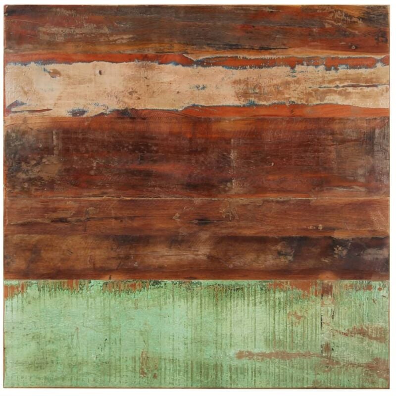 foto del prodotto piano tavolo quadrato 80x80 cm 15 16 mm in legno di recupero vidaxl