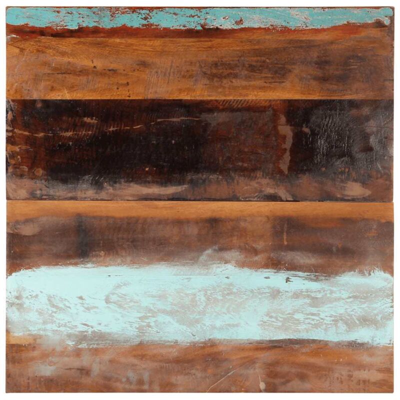 foto del prodotto piano tavolo quadrato 80x80 cm 25 27 mm in legno di recupero vidaxl