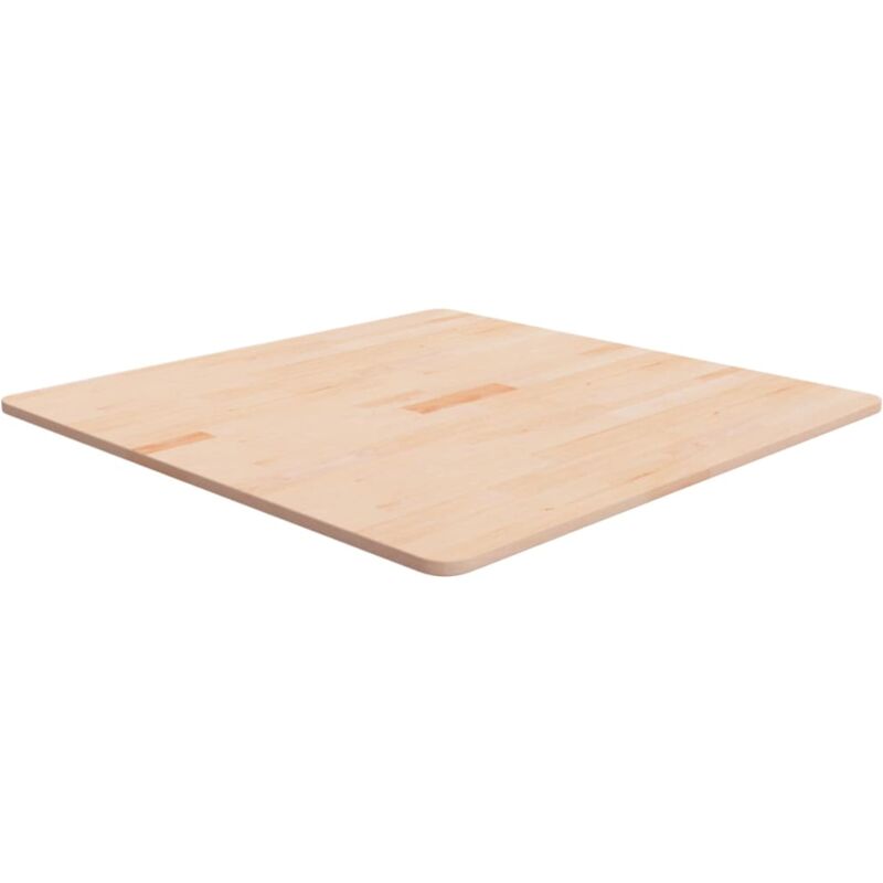 foto del prodotto piano tavolo quadrato 80x80x1,5 cm massello rovere non trattato vidaxl