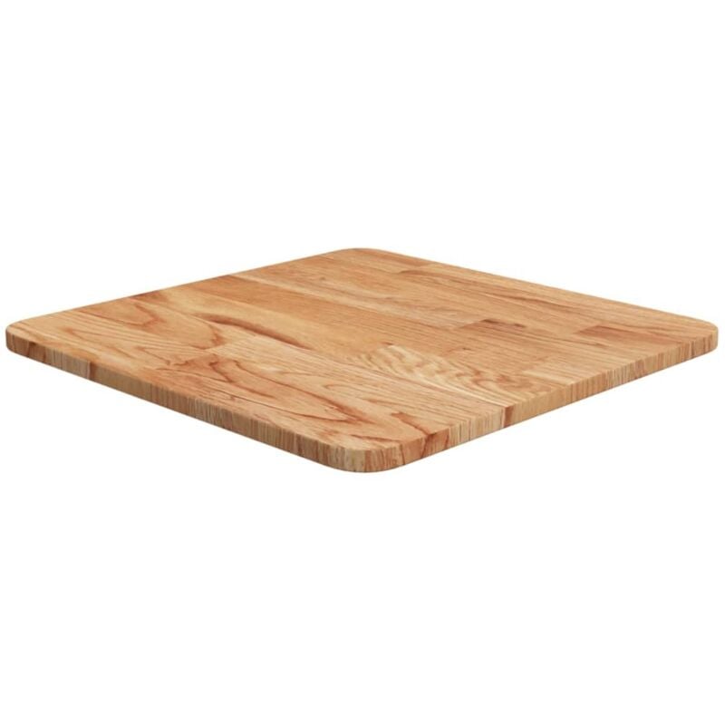 foto del prodotto piano tavolo quadrato marrone chiaro 40x40x1,5 rovere trattato vidaxl