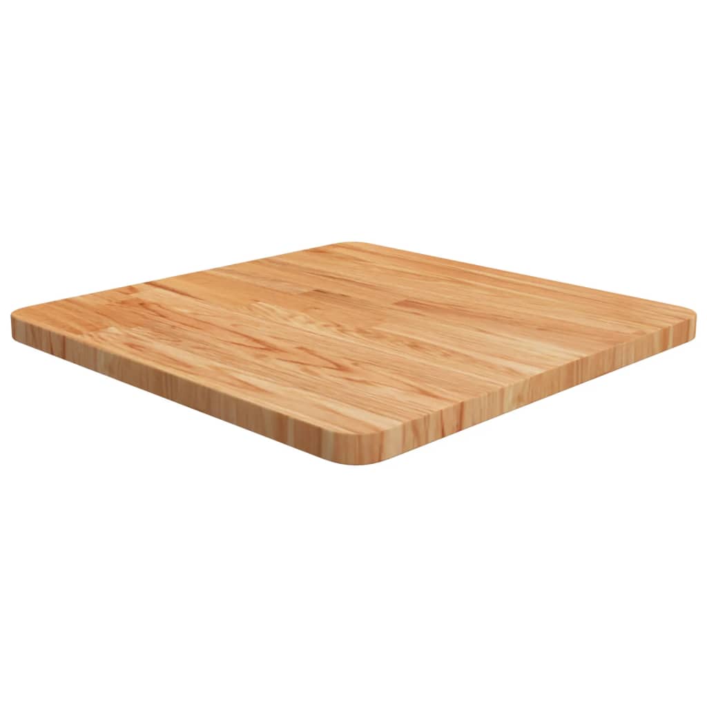 foto del prodotto piano tavolo quadrato marrone chiaro 50x50x2,5 rovere trattatocod mxl 80169