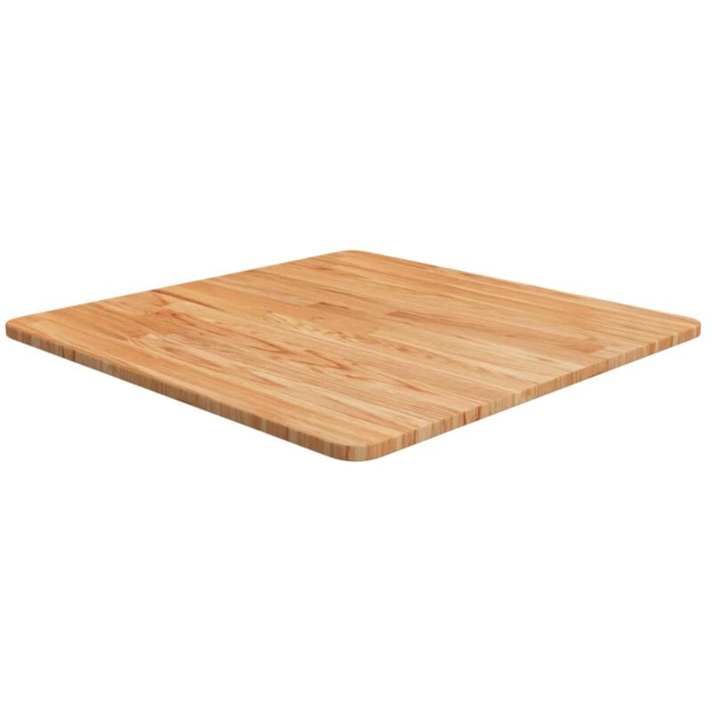 foto del prodotto piano tavolo quadrato marrone chiaro 60x60x1,5 rovere trattato vidaxl