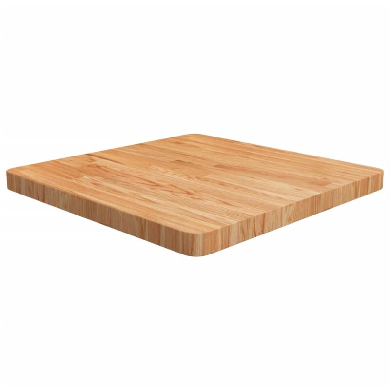 foto del prodotto piano tavolo quadrato marrone chiaro 60x60x4cm rovere trattato vidaxl