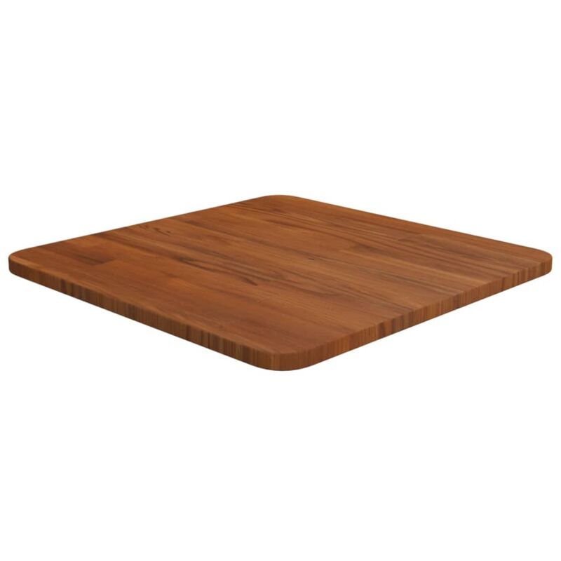 foto del prodotto piano tavolo quadrato marrone scuro 40x40x1,5cm rovere trattato vidaxl