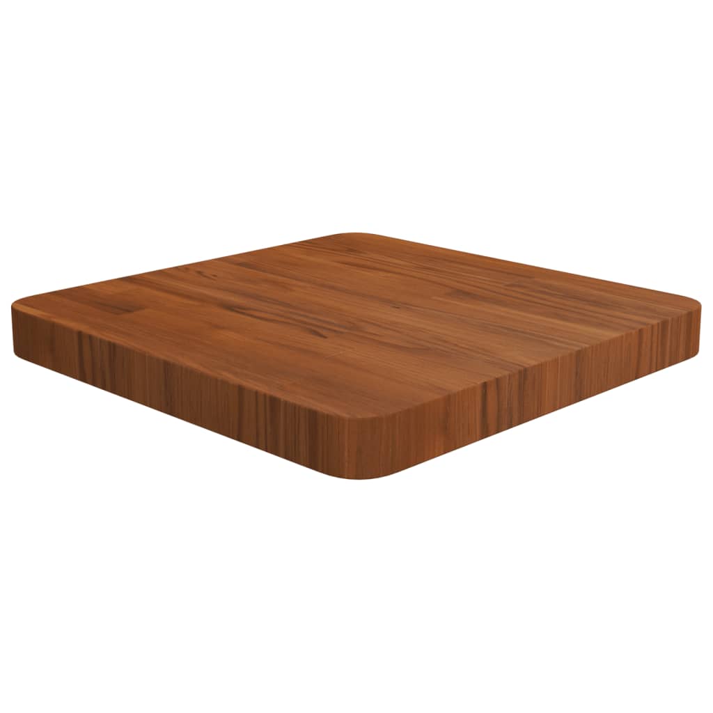 foto del prodotto piano tavolo quadrato marrone scuro 40x40x4cm rovere trattato cod mxl 71258