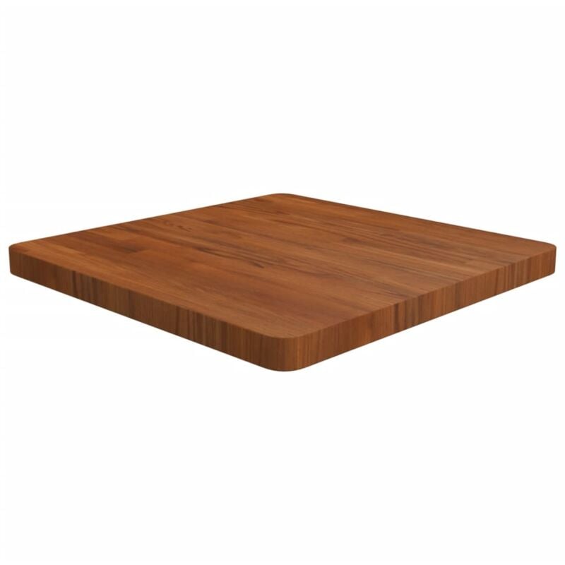 foto del prodotto piano tavolo quadrato marrone scuro 60x60x4cm rovere trattato vidaxl