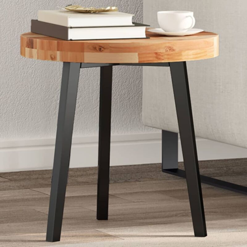 foto del prodotto piano tavolo rotondo 40x4 cm in legno massello di acacia vidaxl