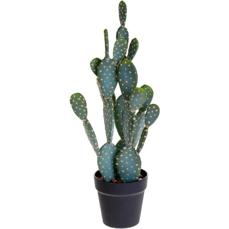 foto del prodotto pianta artificiale cactus opunthia con vaso h 56 cm