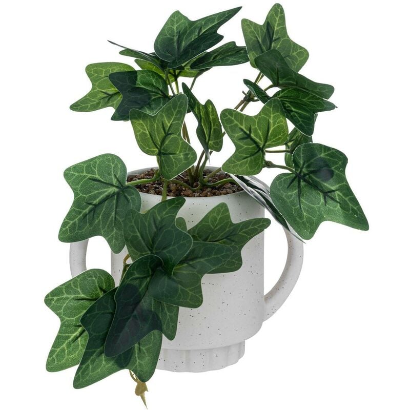 foto del prodotto pianta artificiale in vaso di ceramica olme h24cm marrone cannella atmosphera cr ateur d int rieur
