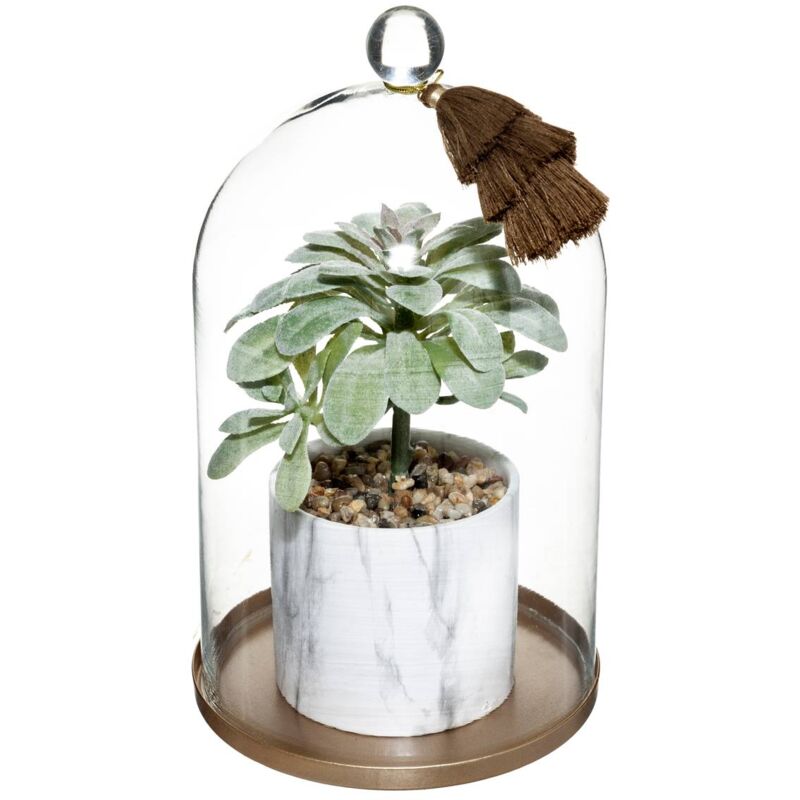 immagine 0 del prodotto pianta artificiale pendente con campana suite in metallo h25cm atmosphera cr ateur d int rieur
