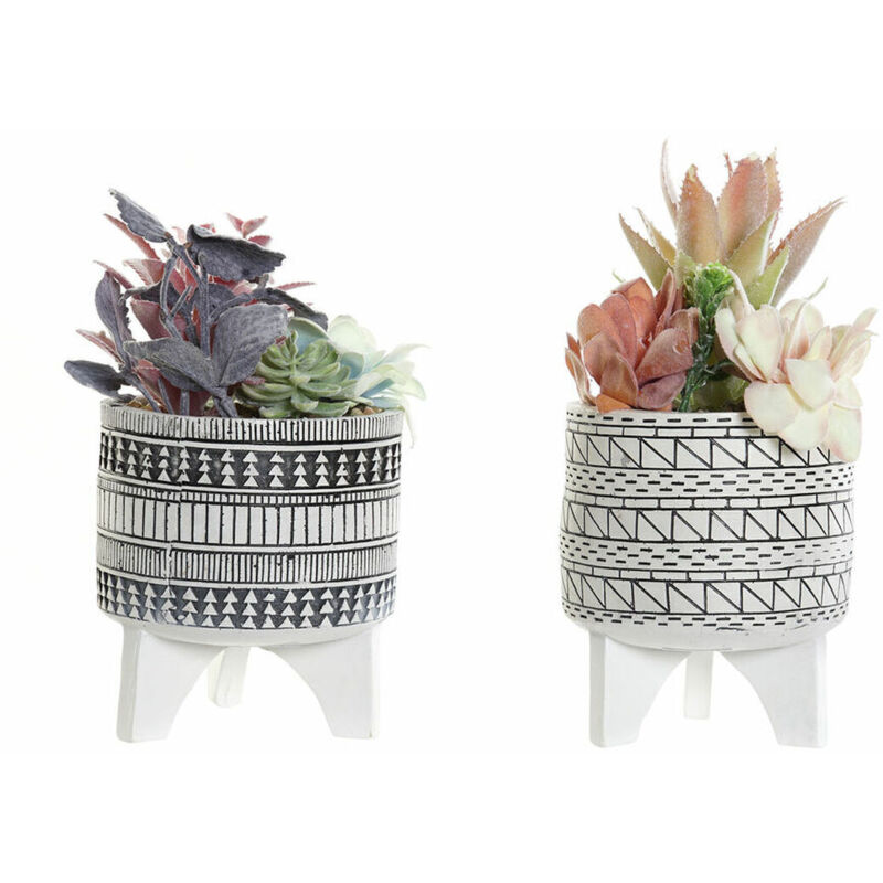 foto del prodotto pianta decorativa dkd home decor cactus resina polietilene 11 x 11 x 21 cm 2 unit 