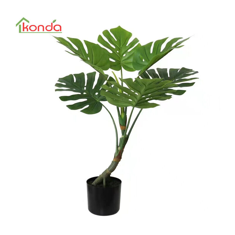 foto del prodotto pianta monstera artificiale 80 cm.