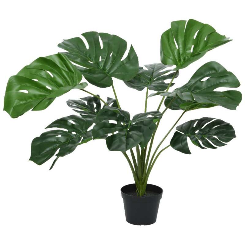 foto del prodotto pianta monstera artificiale in vaso 66cm