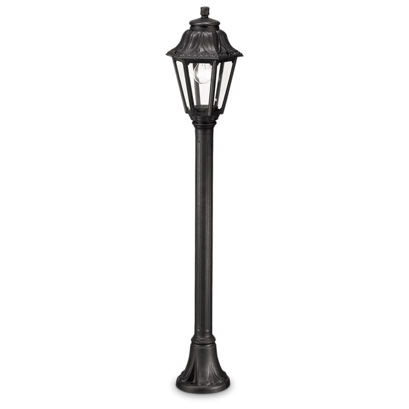 foto del prodotto piantana classica dafne materie plastiche nero 1 luce e27