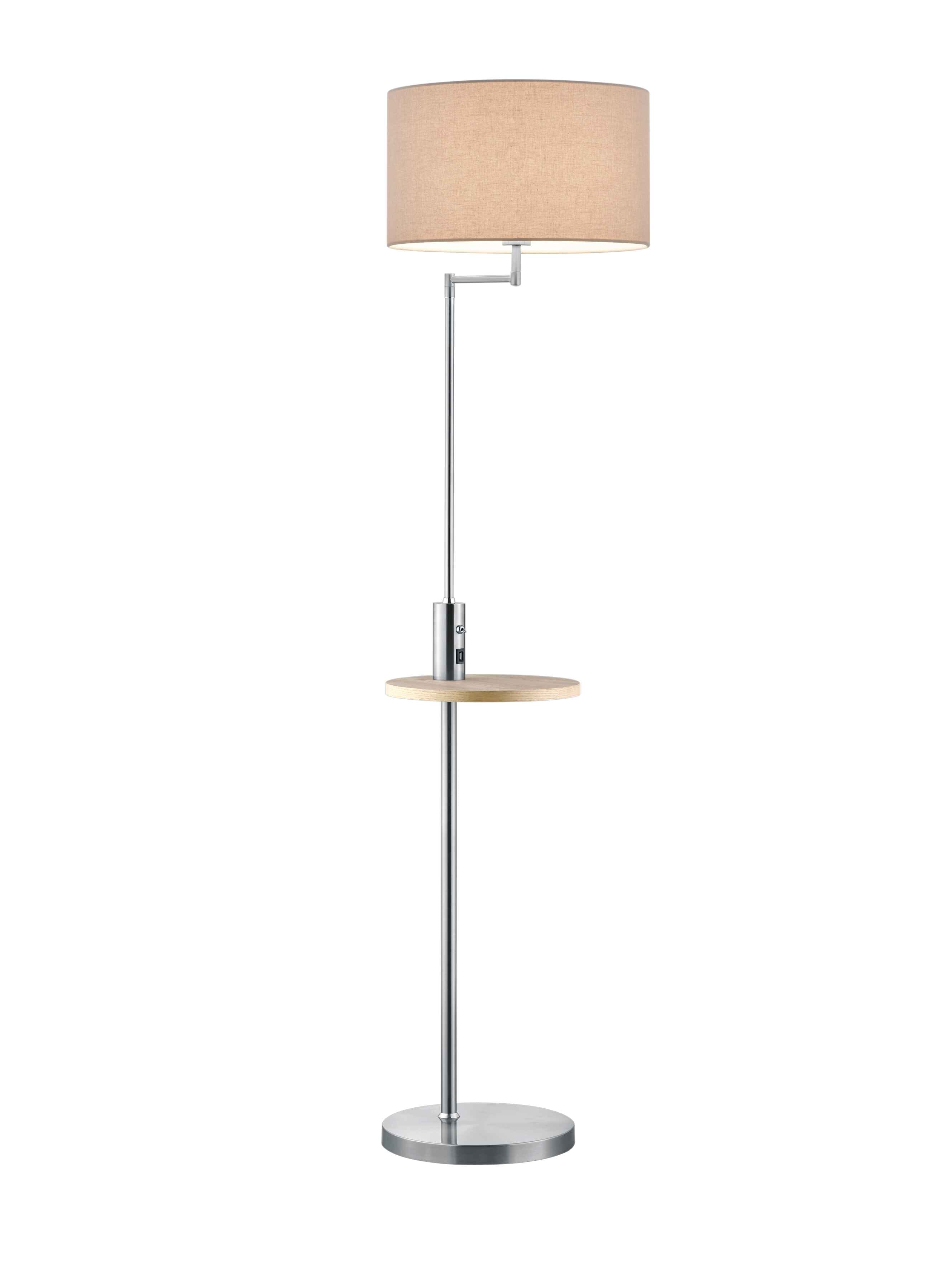 foto del prodotto piantana con mensola e attacco usb, metallo, h 160 cm, claas
