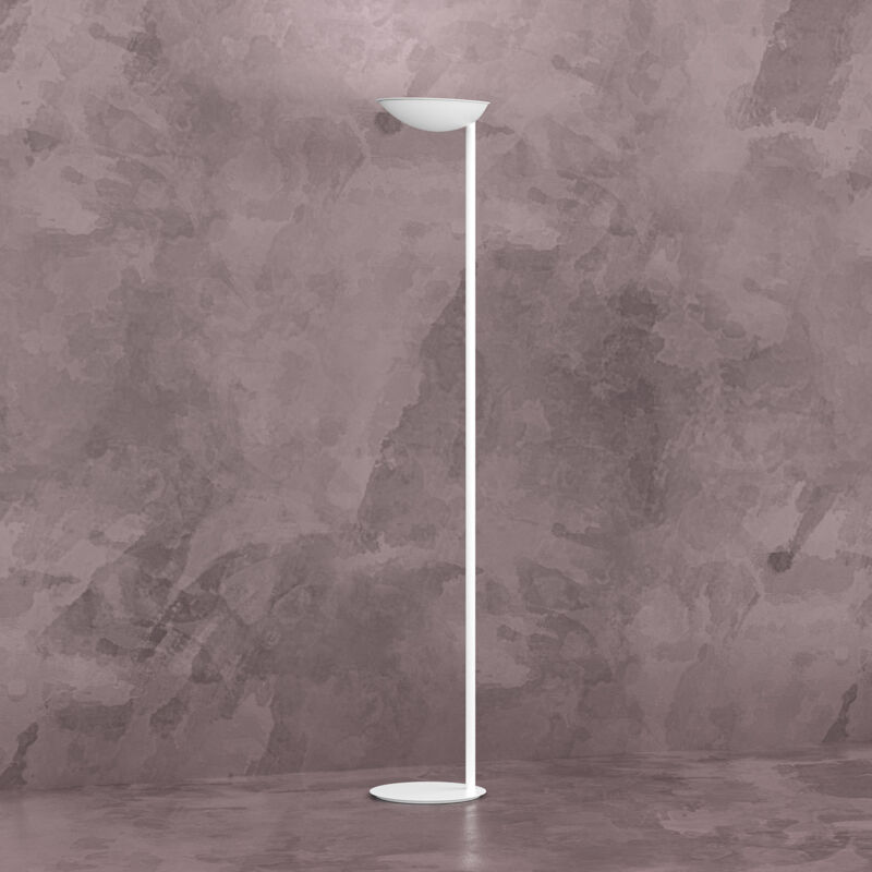 foto del prodotto piantana contemporanea mood metallo e vetro bianco 6 luci gx53