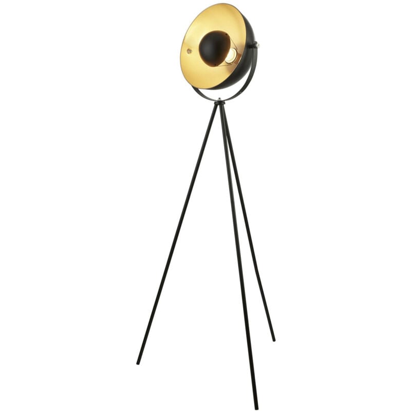 foto del prodotto piantana contemporaneo blink acciaio nero cromo 1 luce e27
