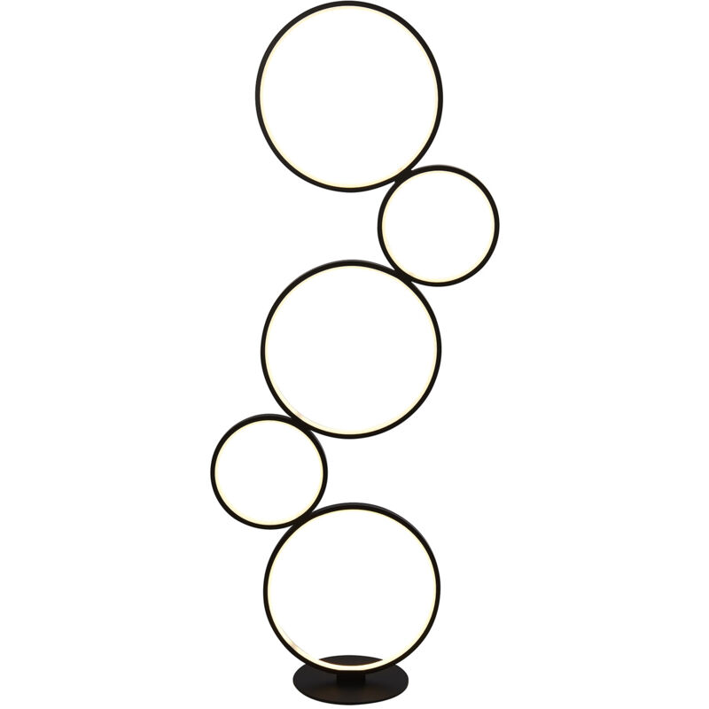 foto del prodotto piantana contemporaneo circo alluminio bianco nero led 40,6w 3000k