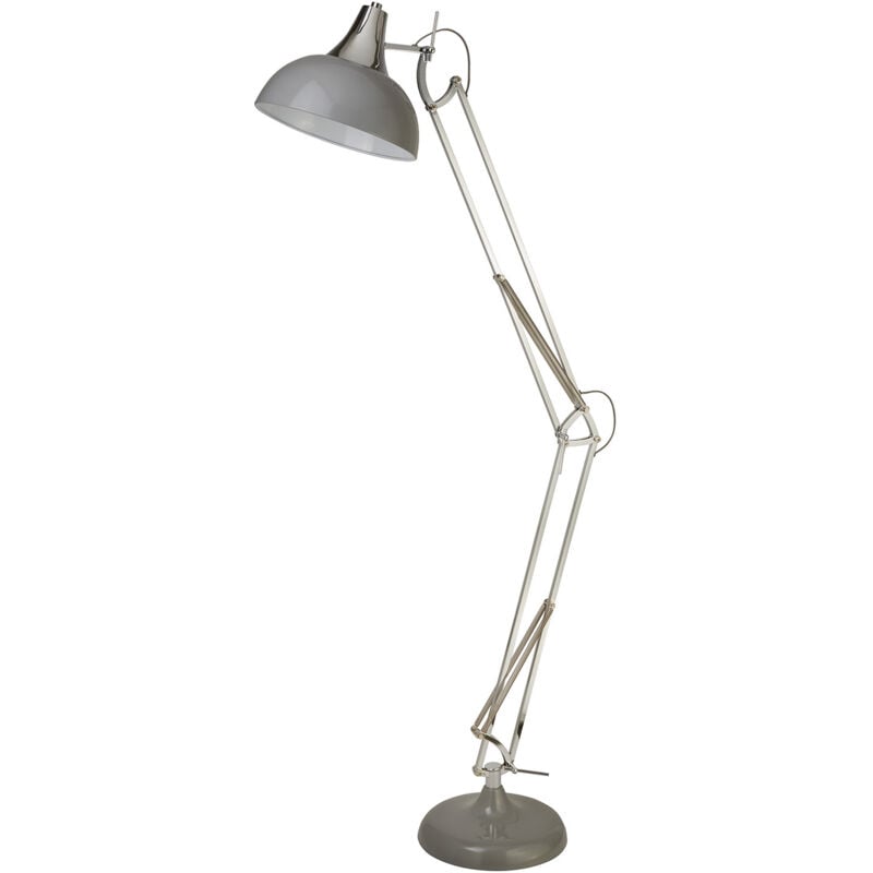 foto del prodotto piantana contemporaneo golia acciaio cromo 1 luce e27