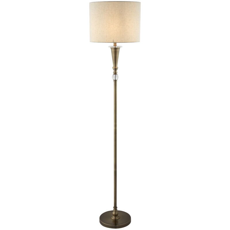 foto del prodotto piantana contemporaneo oscar acciaio ottone 1 luce e27