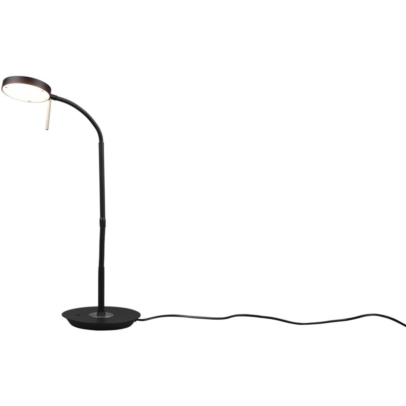 foto del prodotto piantana da interno a led in metallo nero opaco