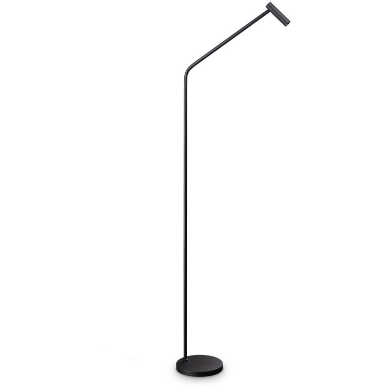 foto del prodotto piantana da terra contemporanea easy metallo nero led integrato 3,5w 3000k ip20
