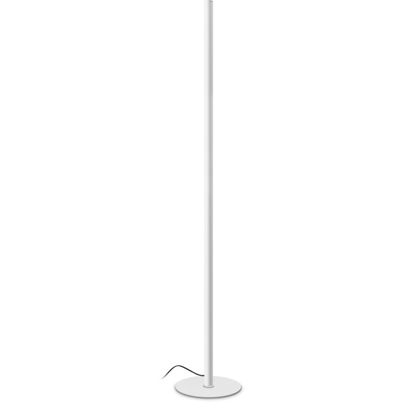 foto del prodotto piantana da terra contemporanea look alluminio bianco led 24w 3000k ip20