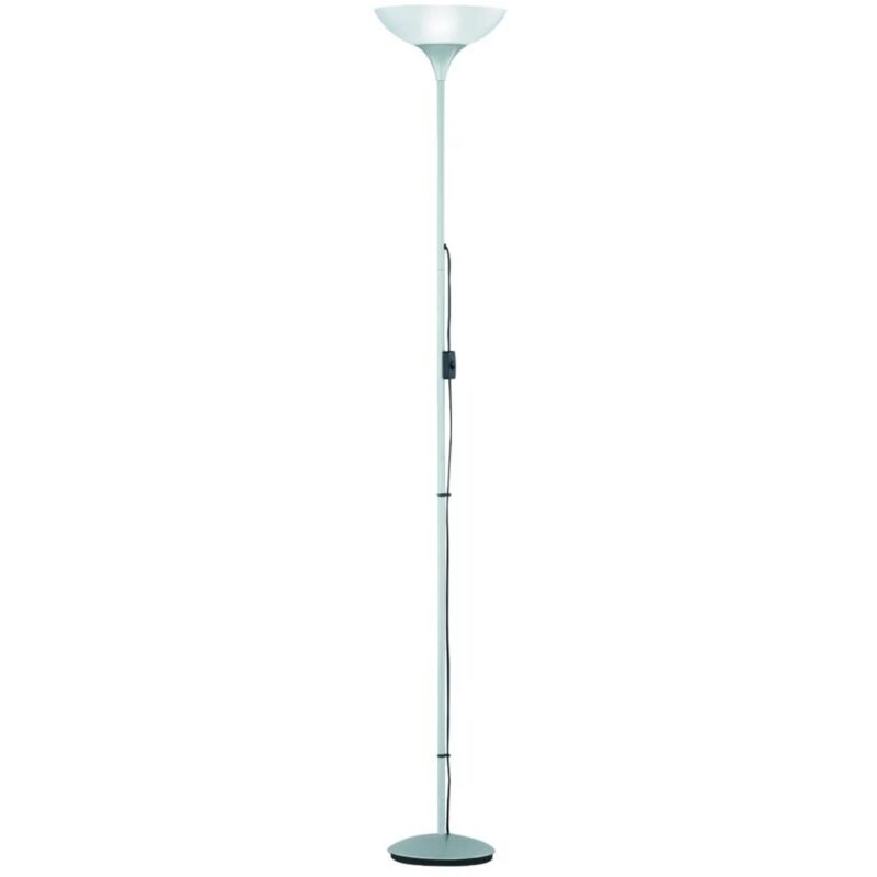 foto del prodotto piantana dezwo titanio e bianco e27, 180 cm