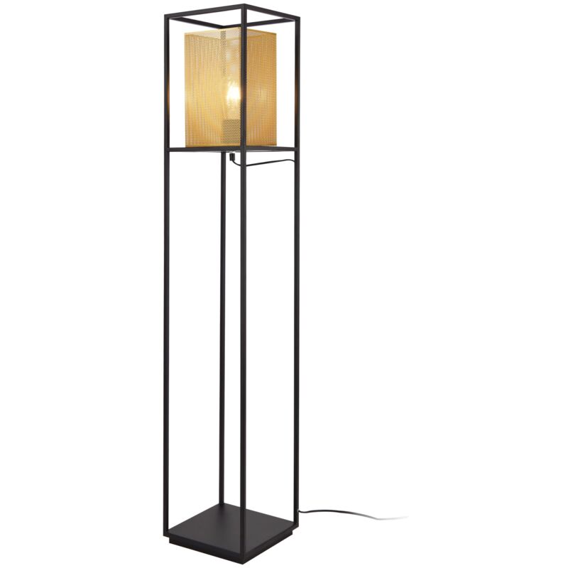 foto del prodotto piantana lampada lampada 123 x 22 x 22 cm nero oro 030007317