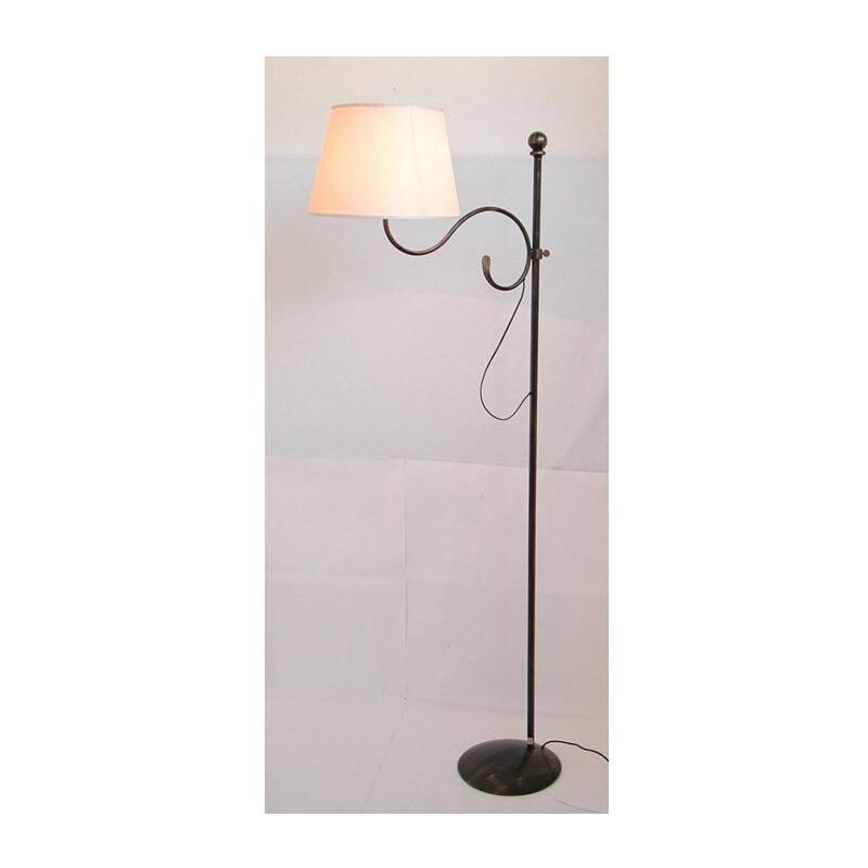 foto del prodotto piantana lanterna loira in ferro battuto regolabile lampade lampione cm. 185