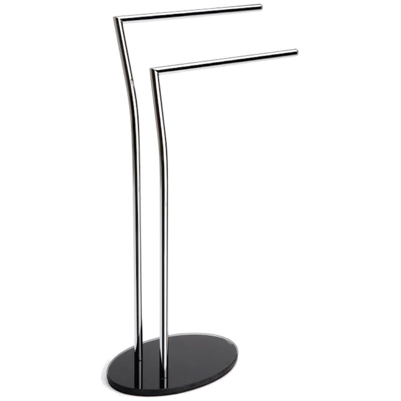 foto del prodotto piantana lavabo cromato nero codice prod qv085adn aquasanit