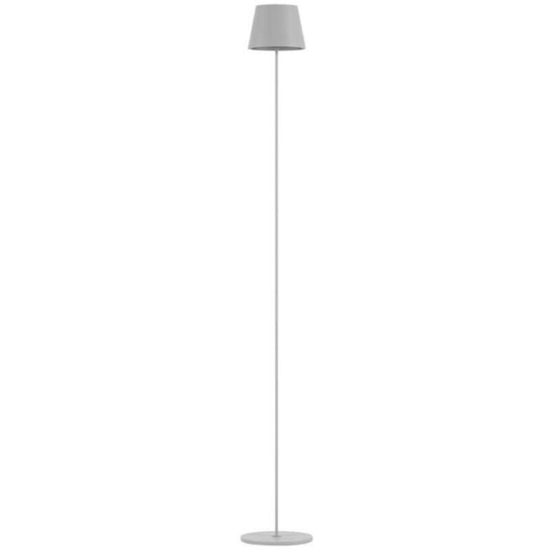foto del prodotto piantana led 4w colore bianco in alluminio con touch dimmerabile altezza regolabile 3in1 3000k ip54 v tac